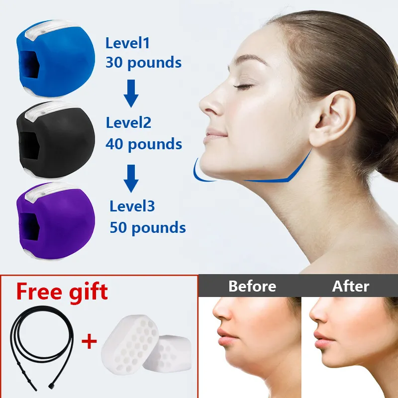 Jaw Line Jawline Trainer Muscle Exerciser Chew Ball Breaker Face Masseter  Shaper
