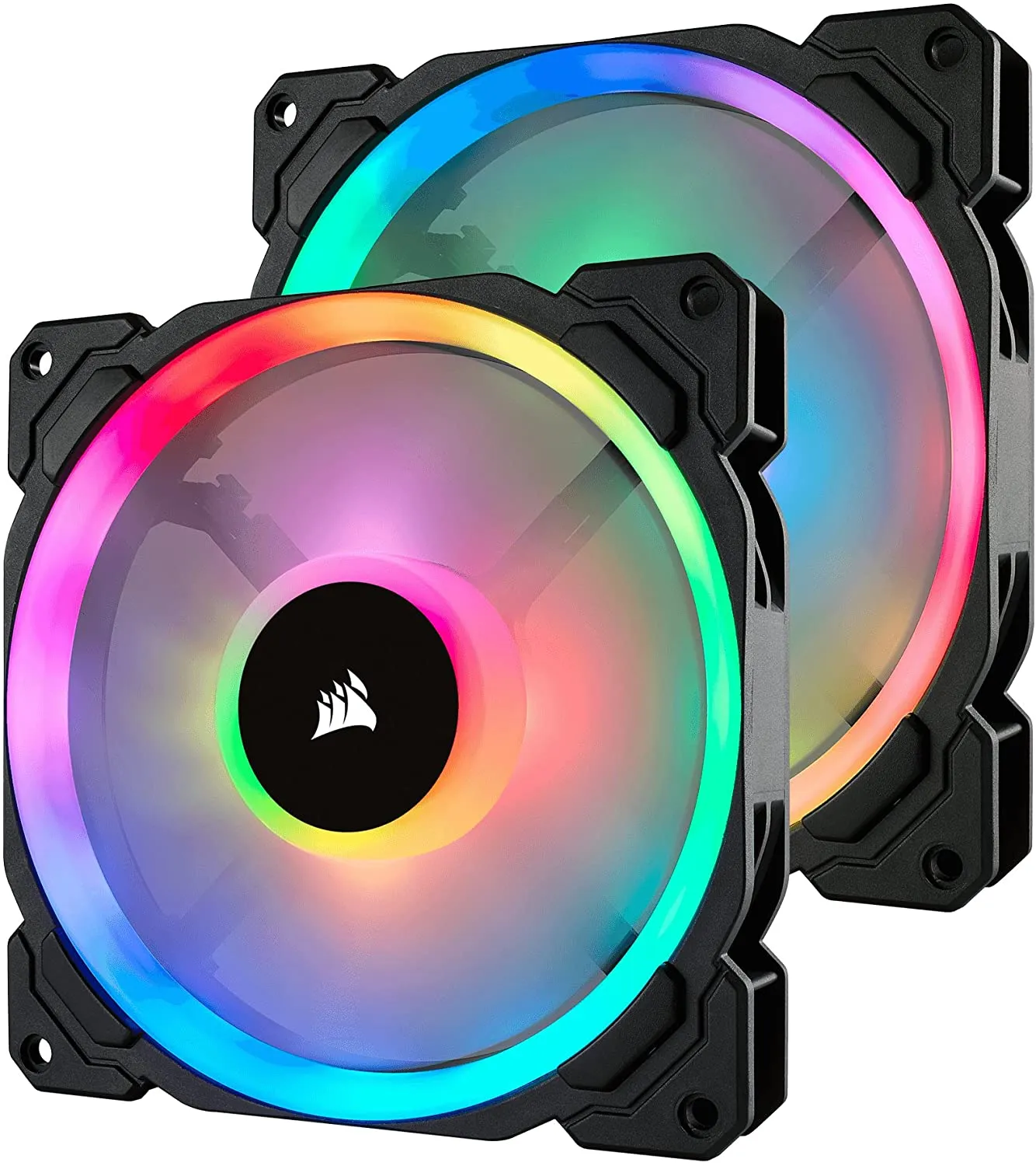 LL140 RGB 140mm Çift Işık Döngü RGB LED PWM Fan 2 Aydınlatma NODE Pro ile Fan Paketi