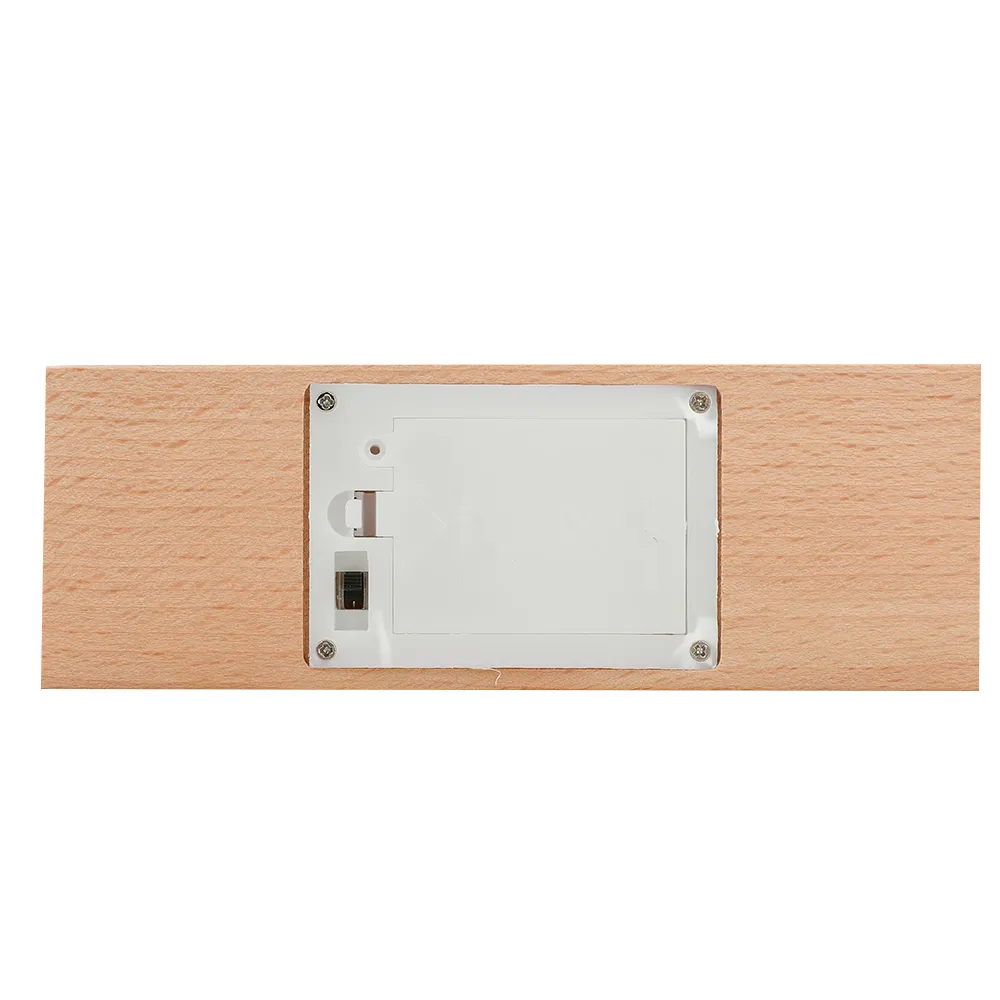 3D Wooden LED Lamp Base With Square And Round Design For USB