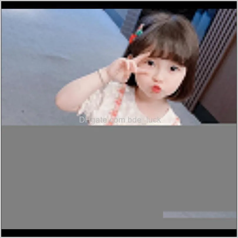 Summer Cute Baby Girls Puff Sleeve Plaid Dress Kids Clothes Floral Embroidery Princess Dresses Casual Children Clothing 2-6Y Girl`s