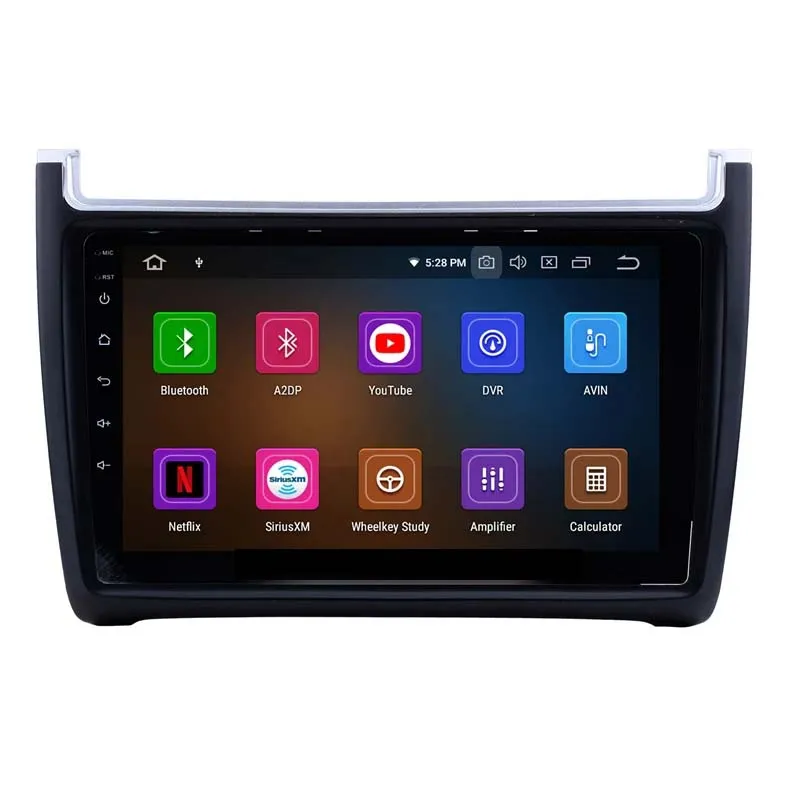 Автомобильный DVD Multimedia Player Auto Radio GPS навигация на 2012-2015 VW Volkswagen Polo Android 10.0 HD 9 "сенсорный экран