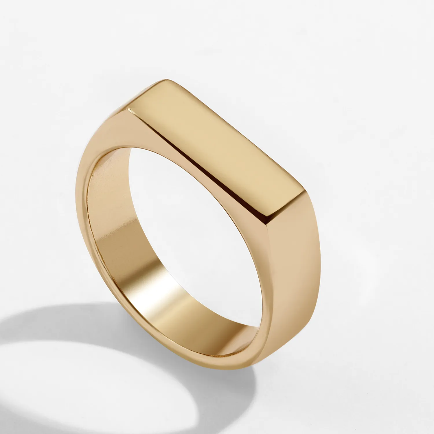 Anillos de oro para mujer 2025 gruesos