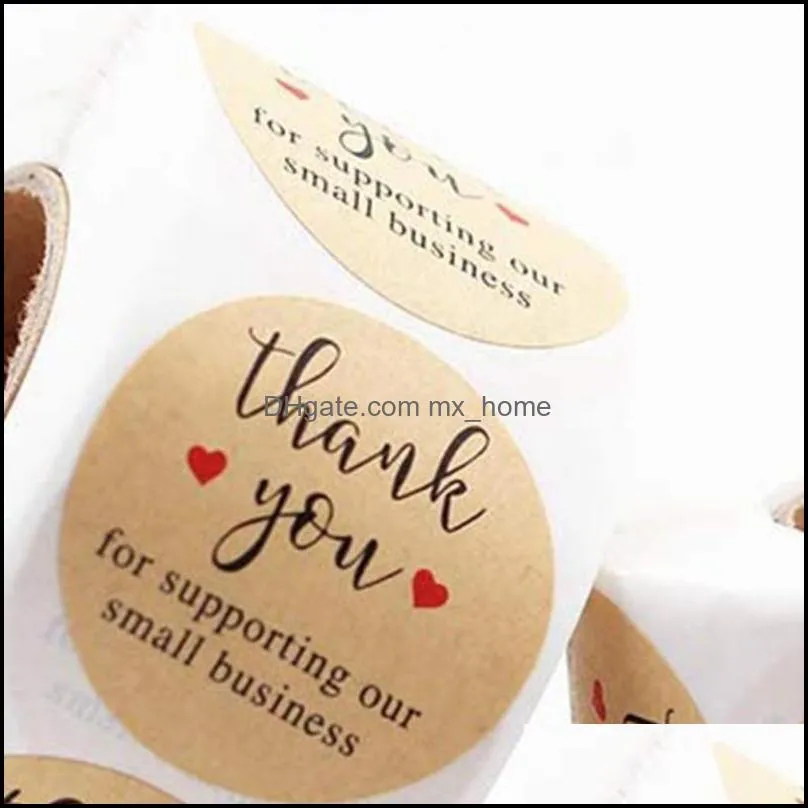 Window Stickers Thank You For Your Order Supporting My Business Seal Labels Turning One Favors Envelope Supplies Stationery