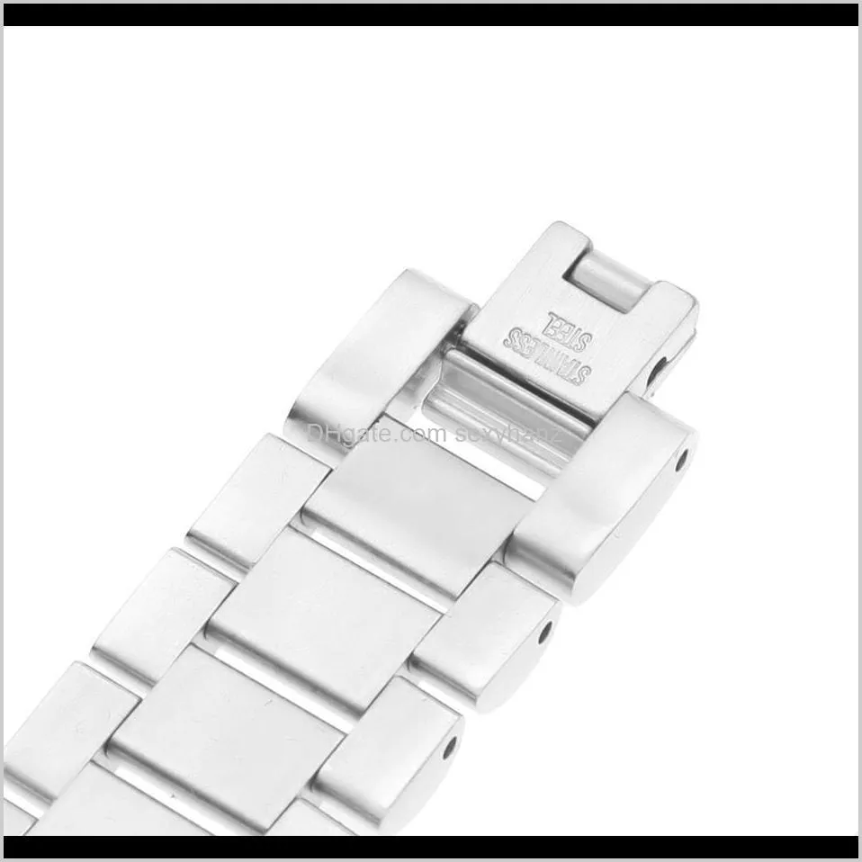 mens stainless steel hip hop style link bracelets gold silver watch band bracelet fashion punk jewelry 15mm 21mm