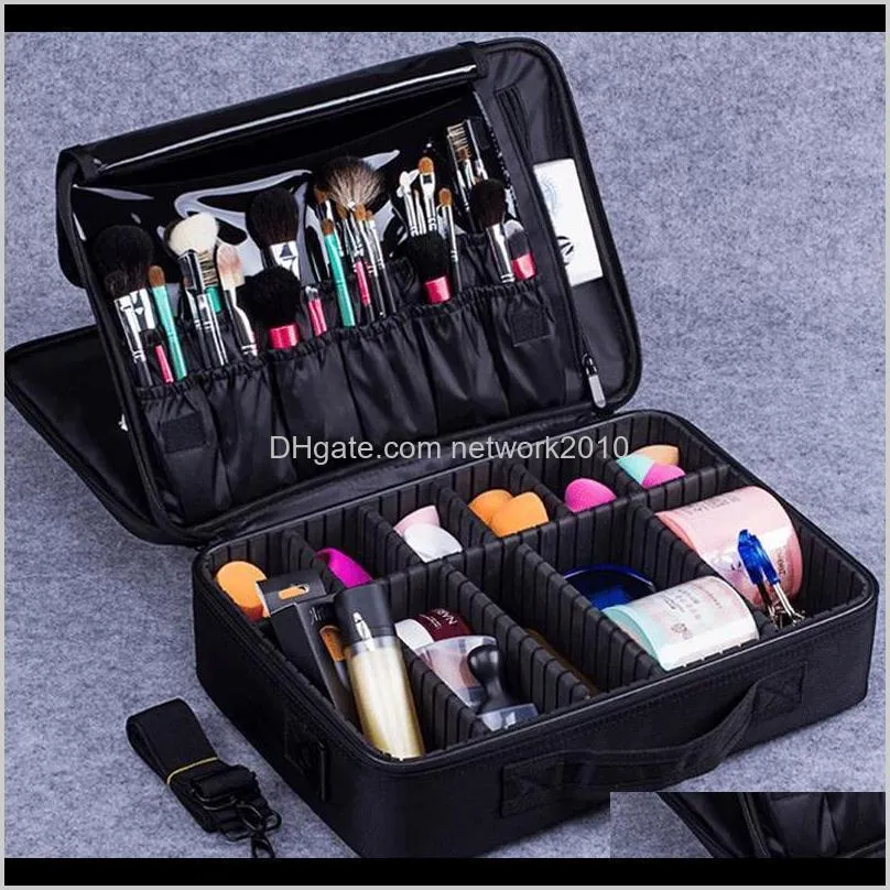 high quality women cosmetic bag travel makeup organizer professional make up box cosmetics pouch bags beauty case for makeup artist