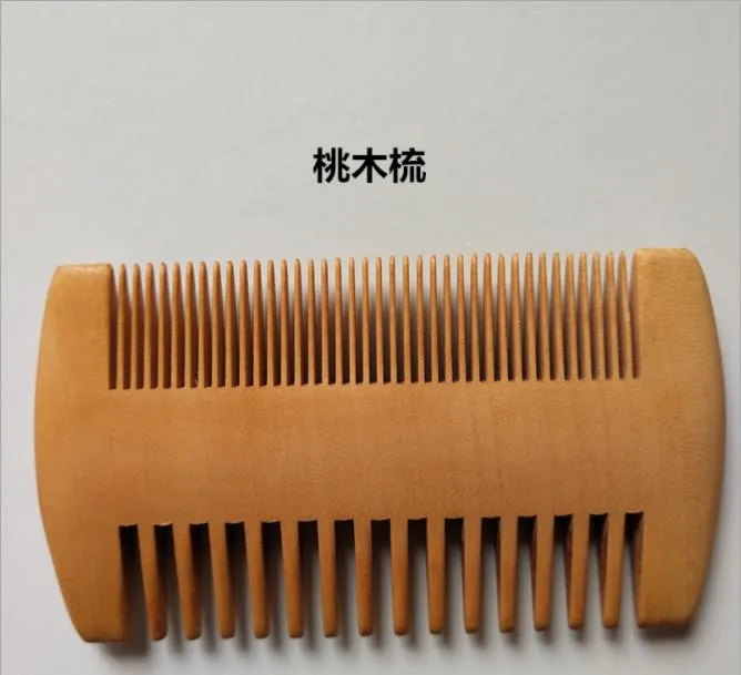 Disposable Environmental Wood Custom Your Design Beard Customized Combs Laser Engraved Wooden Hair Comb For Women Men Grooming 6378V