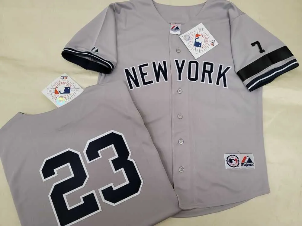 Costura personalizada DON MATTINGLY Béisbol JERSEY Hombres Mujeres Jóvenes Niños Jersey XS-6XL