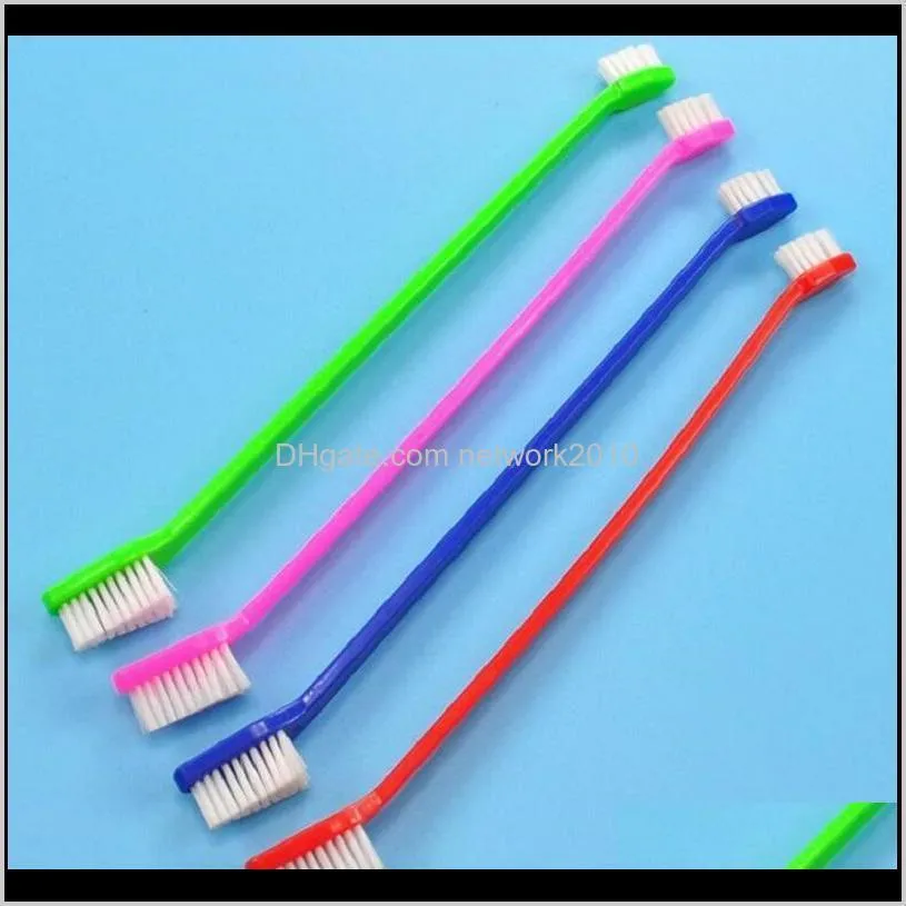 pet supplies cat puppy dog dental grooming toothbrush dog health supplies color mixed dog supplies ship