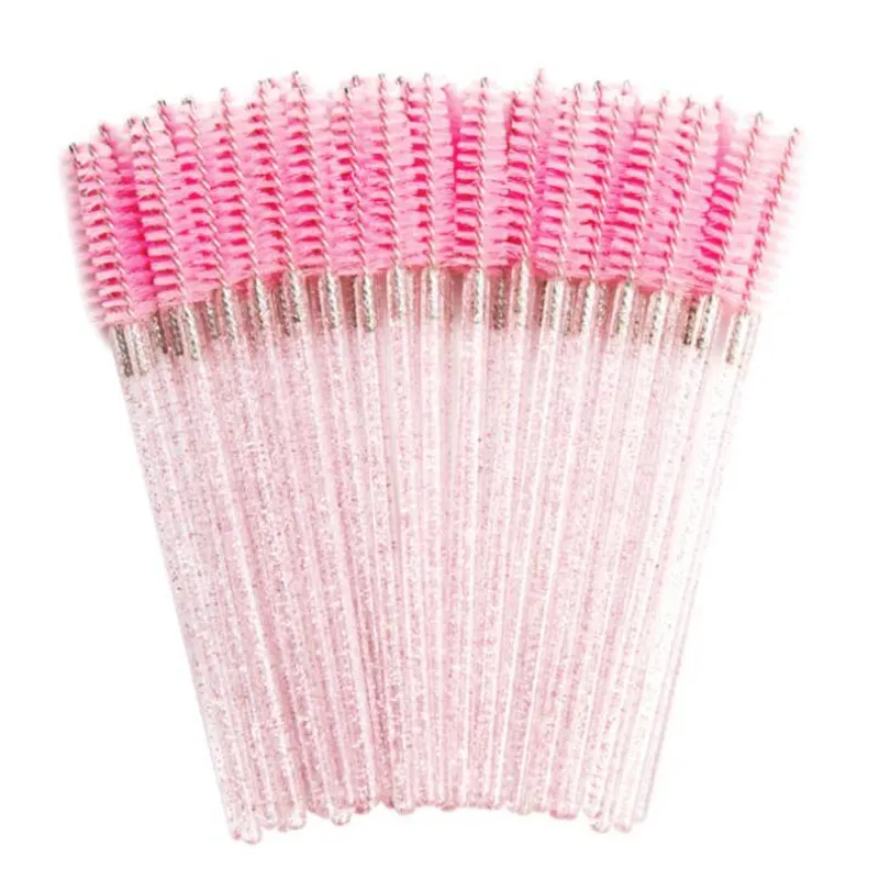 Shiny Eyelash Brush Disposable Eyebrow Brushes Mascara Wands Applicator Comb Grafting Beauty Makeup Tool Lash Curling