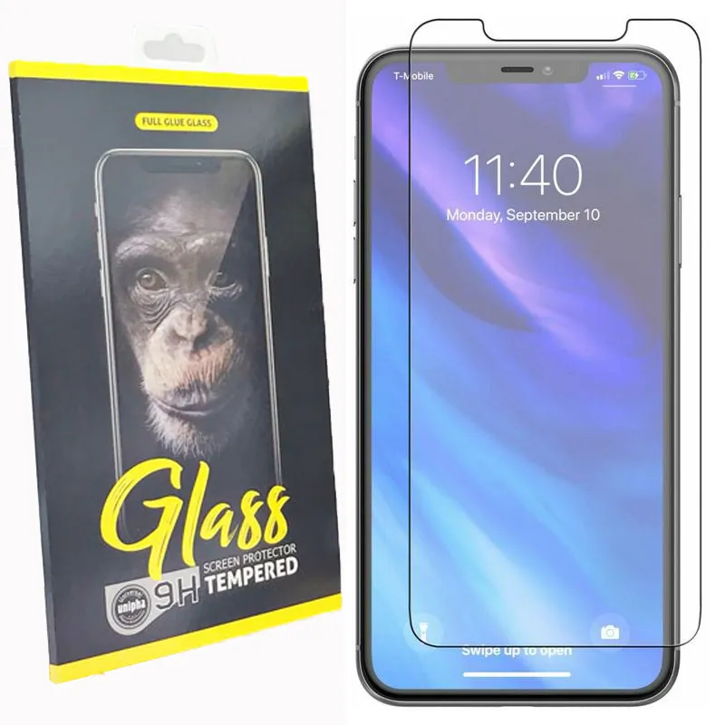 Protezione dello schermo del telefono in vetro temperato trasparente 2.5D per iPhone 12 11 pro XR X XS MAX 8 7 Samsung A12 A31 A01 Core A21 A11