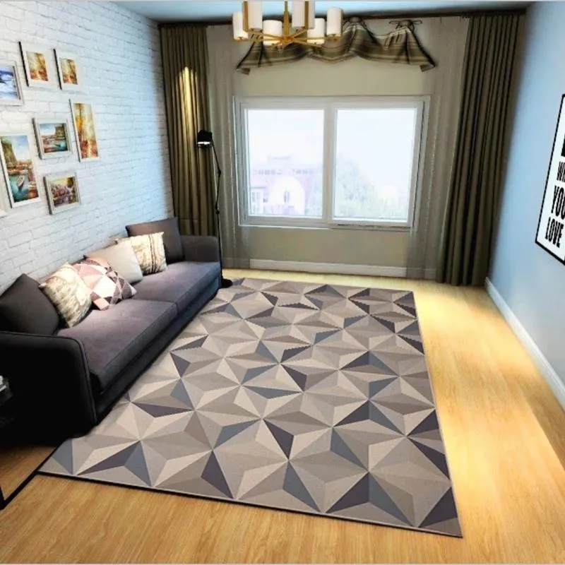 Tapis motif géométrique tapis maison Textile grand Mar salon tapis écologique anti-dérapant porte tapis de sol salle de bain accessoires