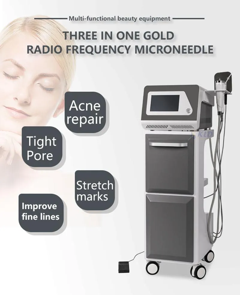 RF Radiofrekvens Mikro-Needle Machine Face Lifting Anti-Wrinkle Eliminera stretchmärken som är lämpliga för hem- och skönhetssalonger
