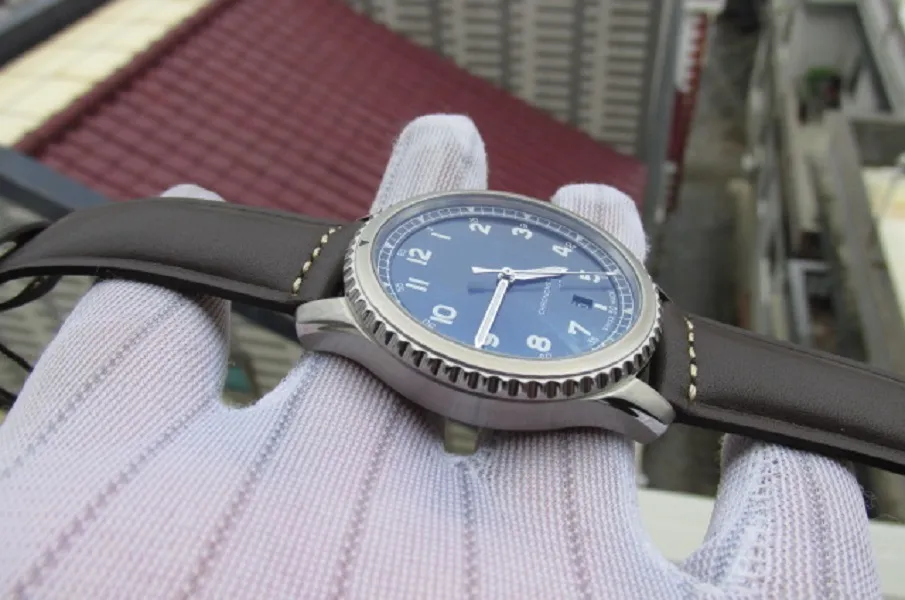 41 -мм автоматическое 2824 мужчина часы на наручные часы Сапфировые хрустальные водонепроницаемые A17314101B1X1 ZF Top Edition Top Edition Кожаный ремешок 231B 231B