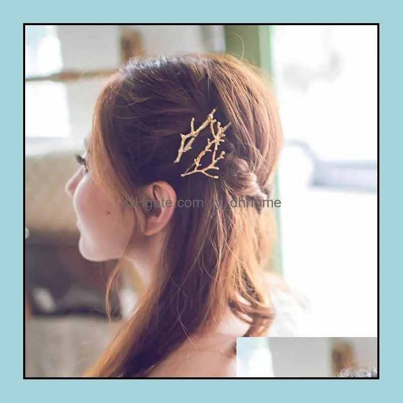 New Princess Diamond Hairpins Hair Accessories Hollow Girls Barrettes Headwear Women Party Hair Clip Jewelry Use For Hair Stylin