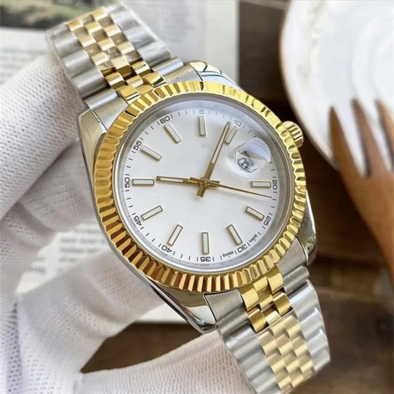 Montre automatique pour hommes 36/41mm montres en acier inoxydable 904L dames 28/31 montre-bracelet à Quartz Couple montre-bracelet lumineuse saphir étanche Steelwatch