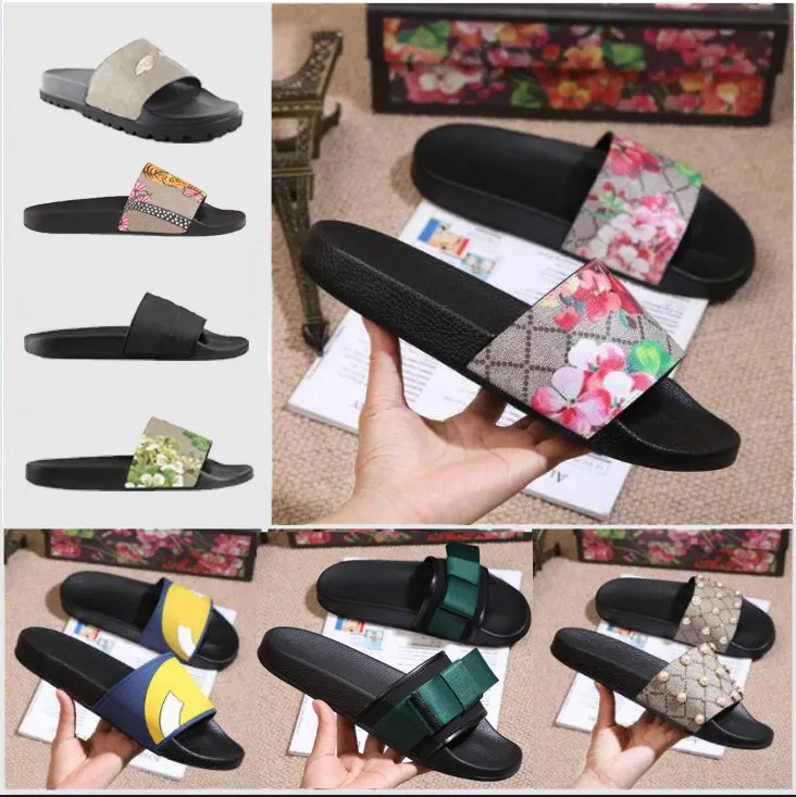 Box shoes Top Men Classics Cat Summer Slides slipper Flat Women Designer Sandals Tiger Stylish Casual Design Slippers HuarachesWith Tigers Fashion