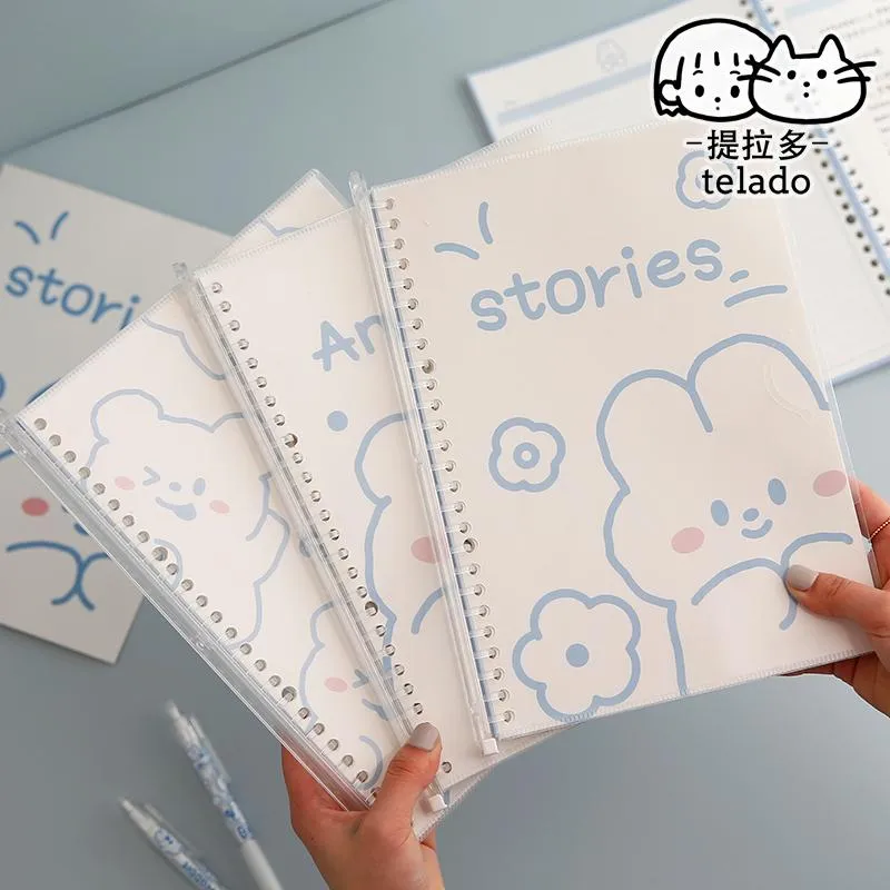 Notepads Yisuremia Arrival 30 Sheets Kawaii B5 Loose Leaf Diary Notebook Binder Journal Agenda