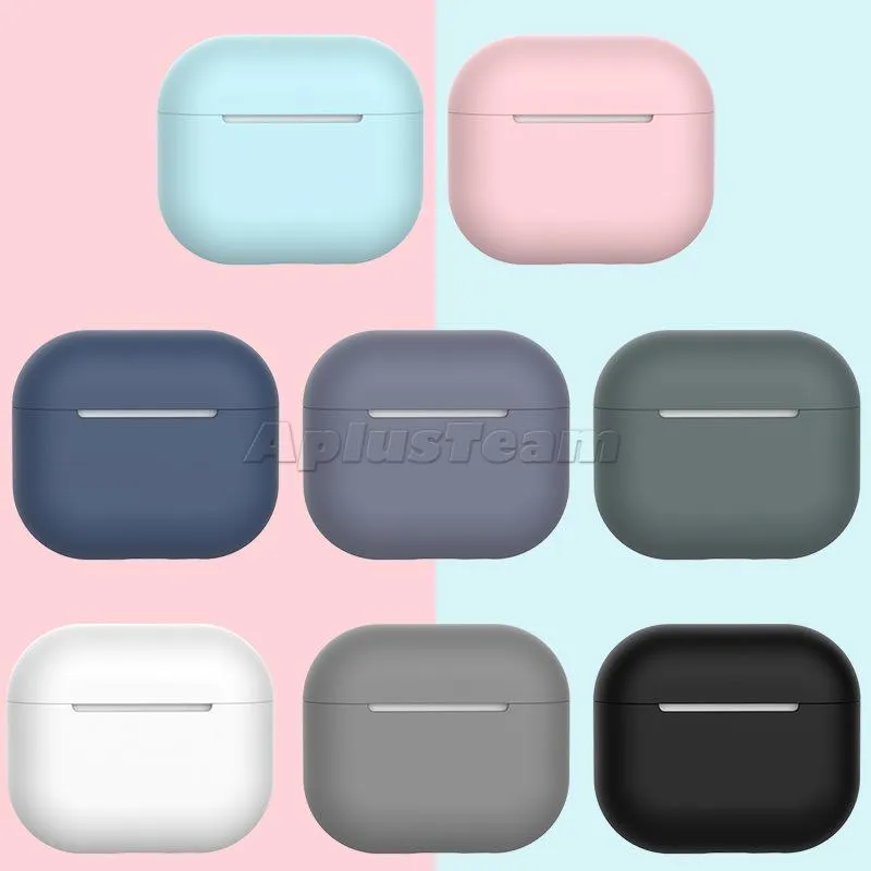 Soft Liquid Silicone Case For Apple airpods 3 Pro 1 2 Wireless Bluetooth Earphone Protective Cover Cases New