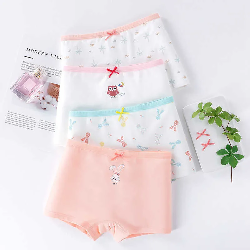Cartoon Snail Print Cotton Boxer Seamless Cotton Panties For Girls High  Quality Princess Baby Underpants From Cong05, $9.56