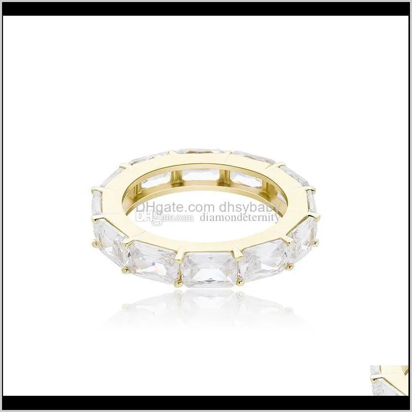 cubic zirconia diamond 18k gold plated insta stackable rings fashion jewelry for men and women