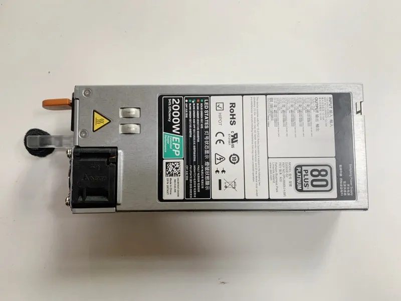 Computer Power Supplies D2000E-S2 for DELL 2000W R840 R940 FC830 server module
