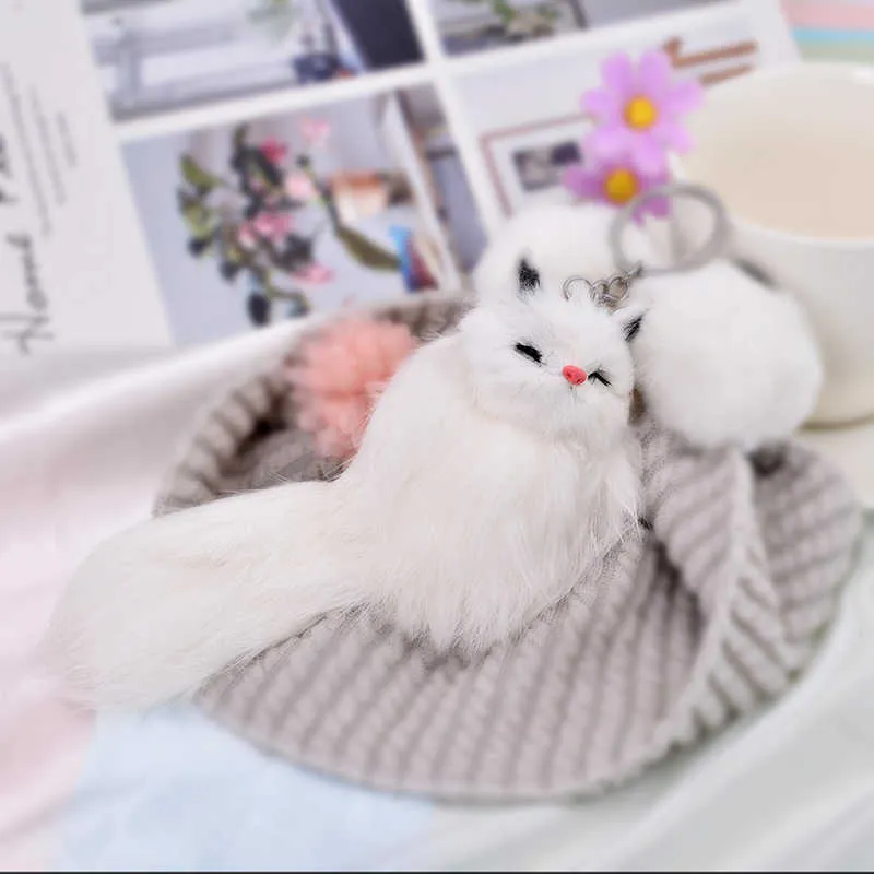Fox fur keyring outlet