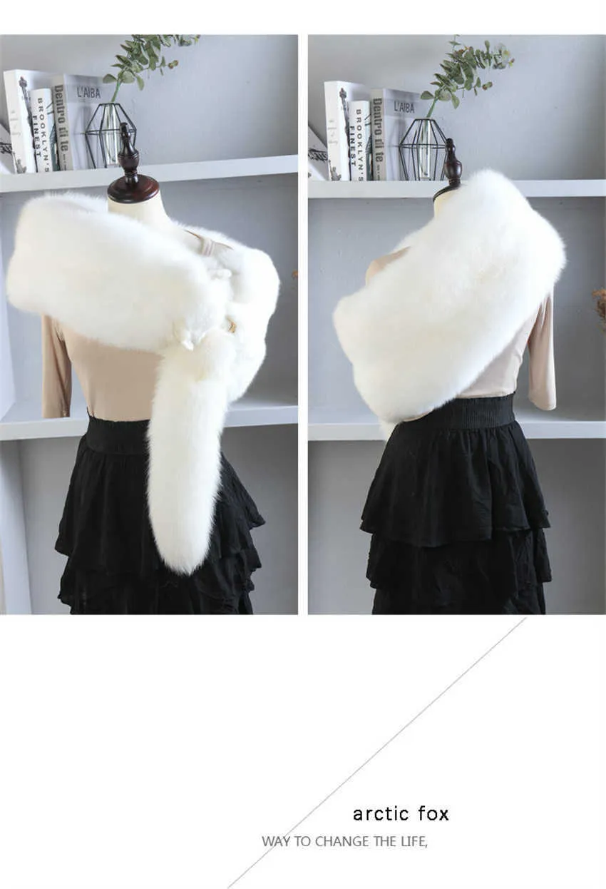小物 DICH HENDERSON FAKE FUR MUFFLER / white MS_July24_FauxFur_White_01.jpg