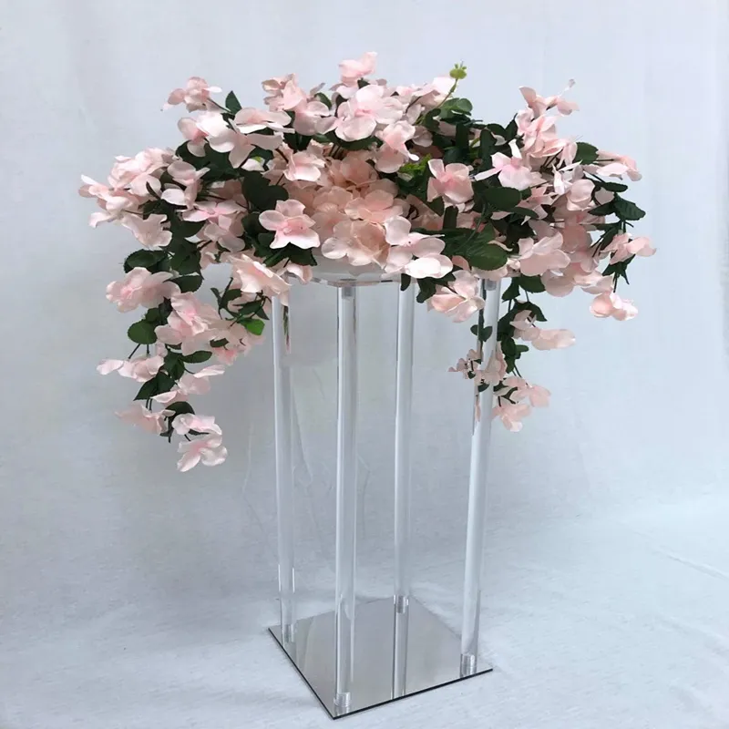 Decoratie bruiloft transparante bloem bloemen centerpieces tafel decoratiec middelpunt event decor bruids douche verjaardag decoratie sets senyu718