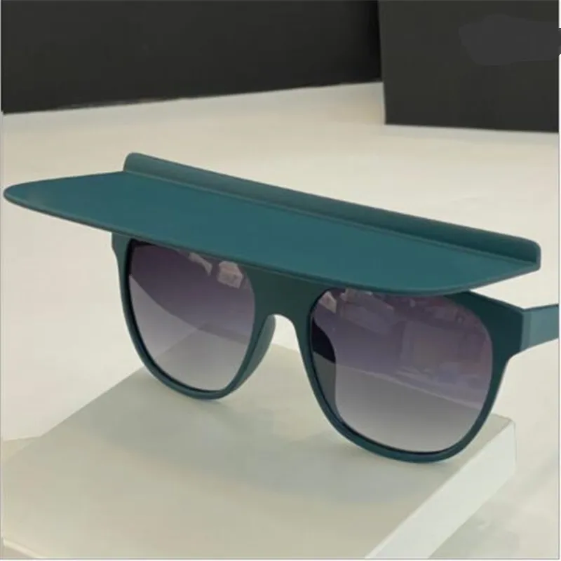New sun visor Retro flip hat Dual-use sunglasses Men's and women's sunglasses UV400 Eyewear