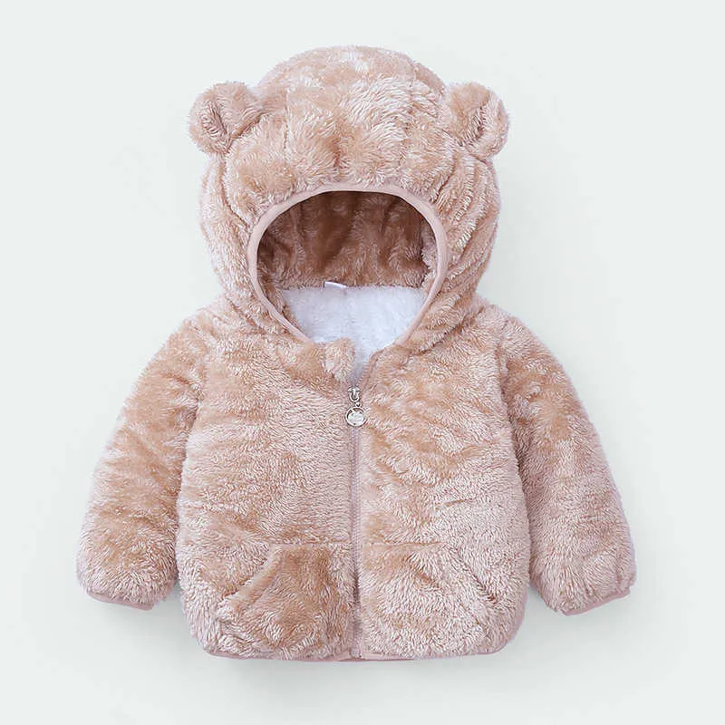 Vinter Ny Tecknad Barnens vadderade jacka Boys Tjejer Plush Värmeisolering Ytterkläder Hooded Cotton Coat för barn TZ775 H0909