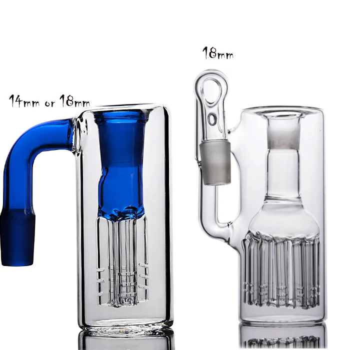 5 inchs Thick 14mm Glasses Ashcatcher Hookahs Recycler Bong 18mm Glass Ash Catcher For Water Pipes