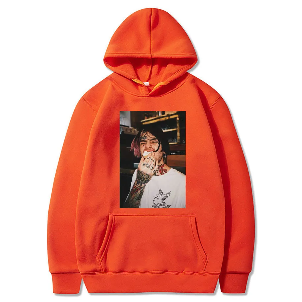 Lil peep orange hoodie outlet