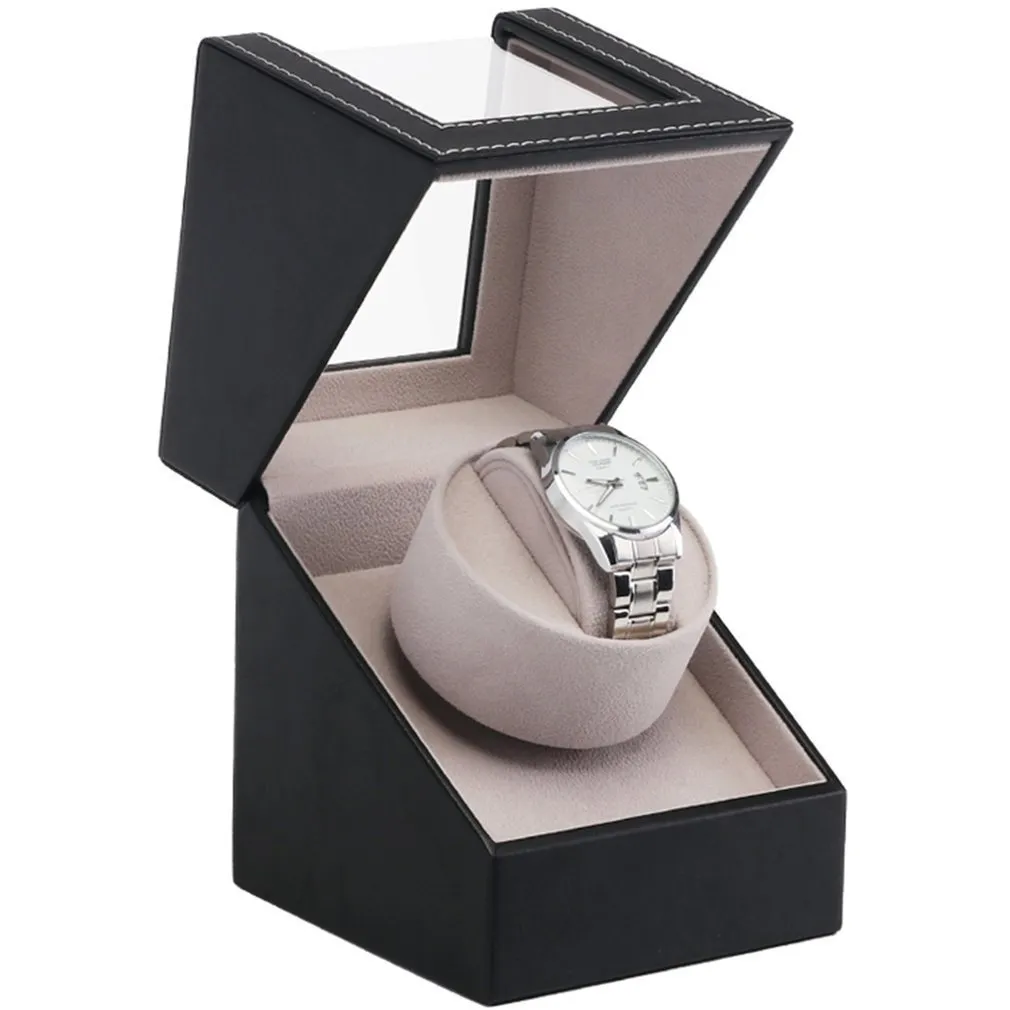 EU/US/AU/UK Plug Automatic Mechanical Watch Winding Box Motor Shaker Watch Winder Holder Display Jewelry Storage Organizer CX200807