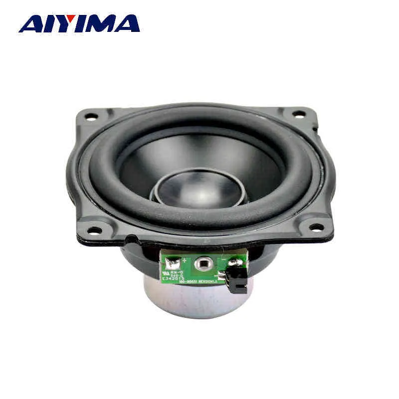 AIYIMA 3 Inch Audio Speaker Full Range 4 Ohm 15W Hoge Sterkte Neodymium Magnetische Bass Licht Aluminium Wastafel Voor AURA 1PC H1111