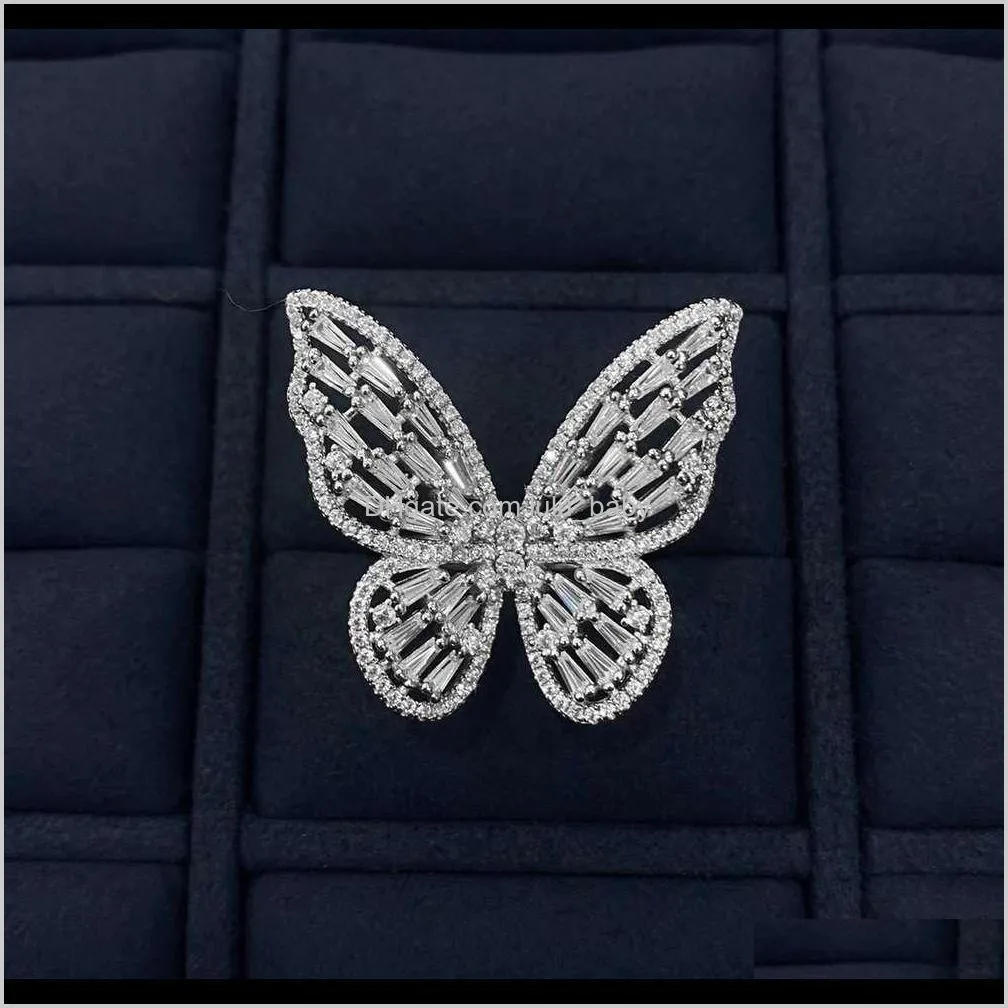 hbp fashion luxury jewelry new style on sale in 2021 butterfly closed 925 silver ring fairy benxian