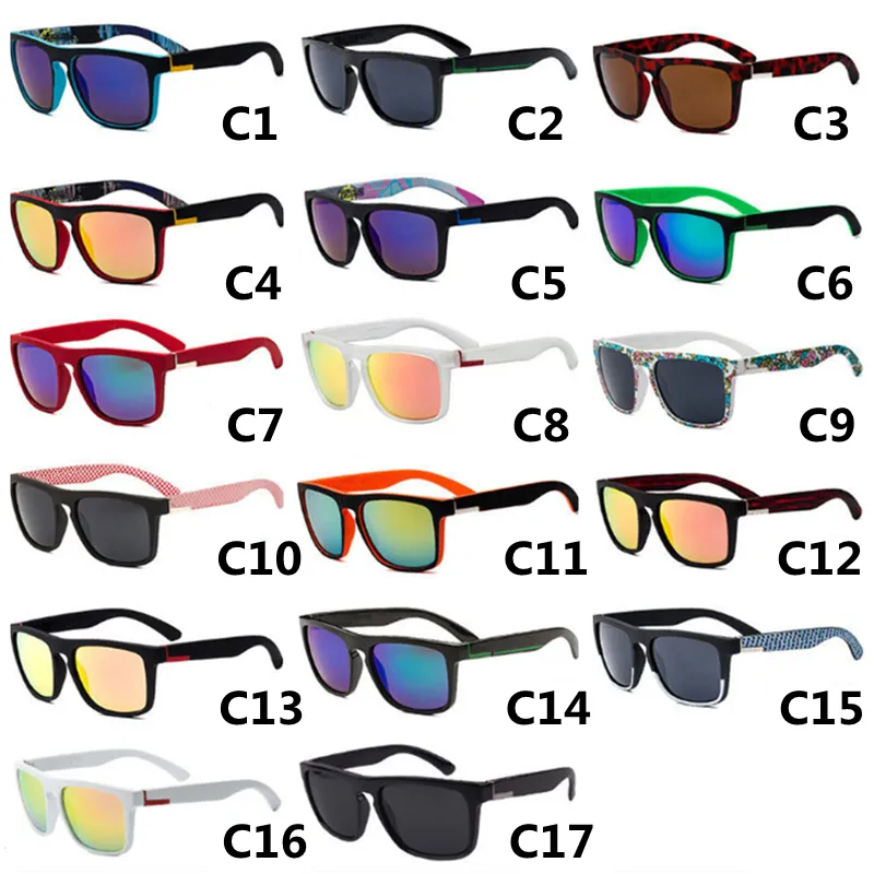 Мужские солнцезащитные очки, брендовые спортивные велосипедные очки для вождения, женские солнцезащитные очки, модные ослепляющие цветные зеркала, 17 цветов