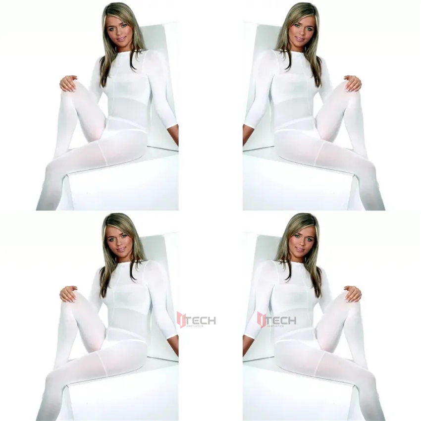Três tamanho M L XL XXL Bodysuits de tamanho para massagens a vácuo e terapia anticelulite