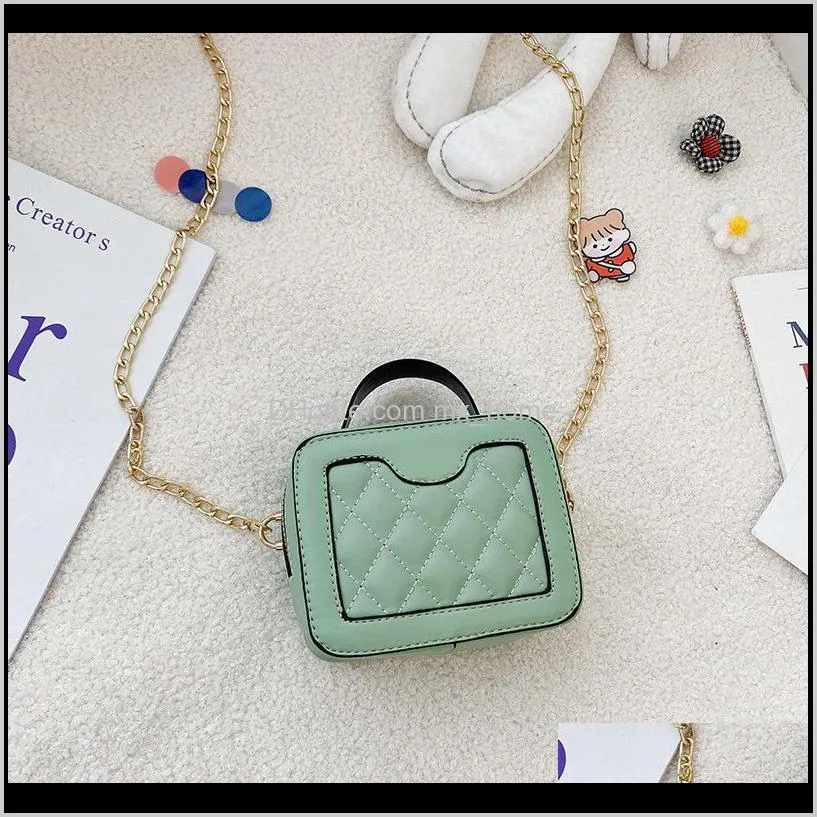 mini kid handbag cute pu princess bag small change accessories tote size:12cm*9cm*6cm,6colors