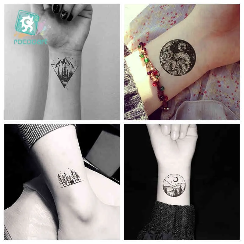 Tatuagem Temporária de Mão a prova d'água Tattoo Fake para Mão