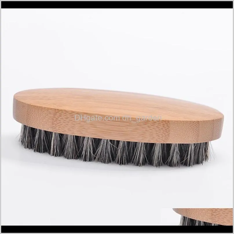 beard bro shaping beard brush sexy man gentleman beard trim template grooming shaving comb styling tool wild boar bristles vt0668