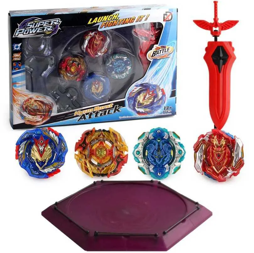 Storage Box Bayblade Burst Set Toys Bayblades Arena Bayblade Metal Fusion 4d With Launcher Spinning Top Stadium Toys X0528