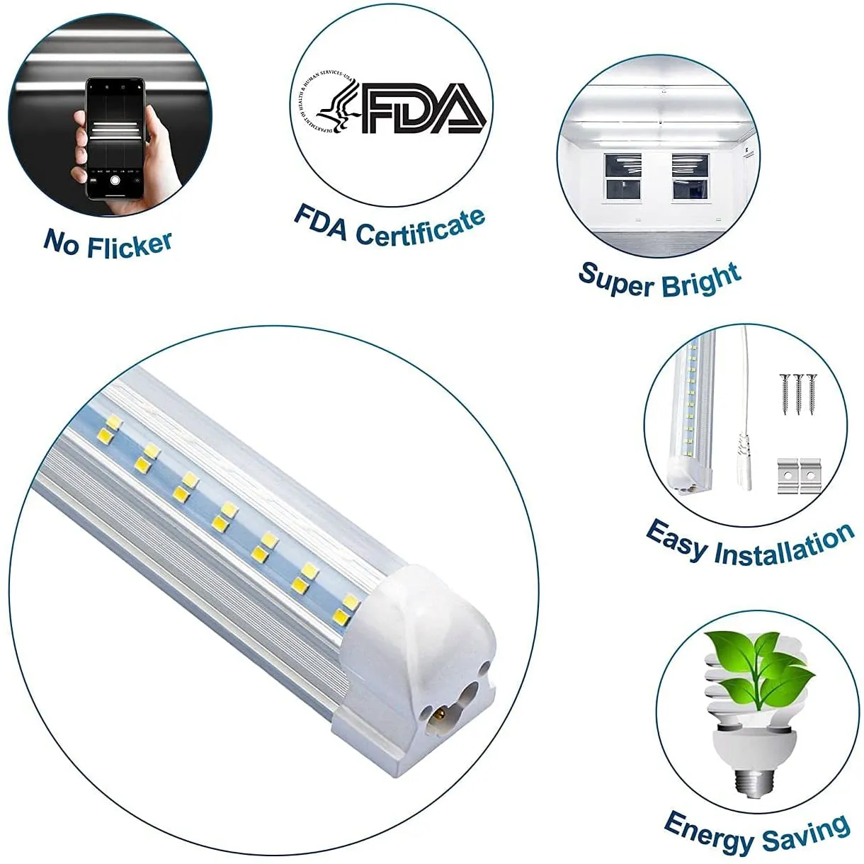 V Shaped 150W T8 5ft Led Tubes Daylight Light For Cooler Doors Garages And Shops Integrated Replacement For Fluorescent Lighting From Bestka 235.18 DHgate.Com
