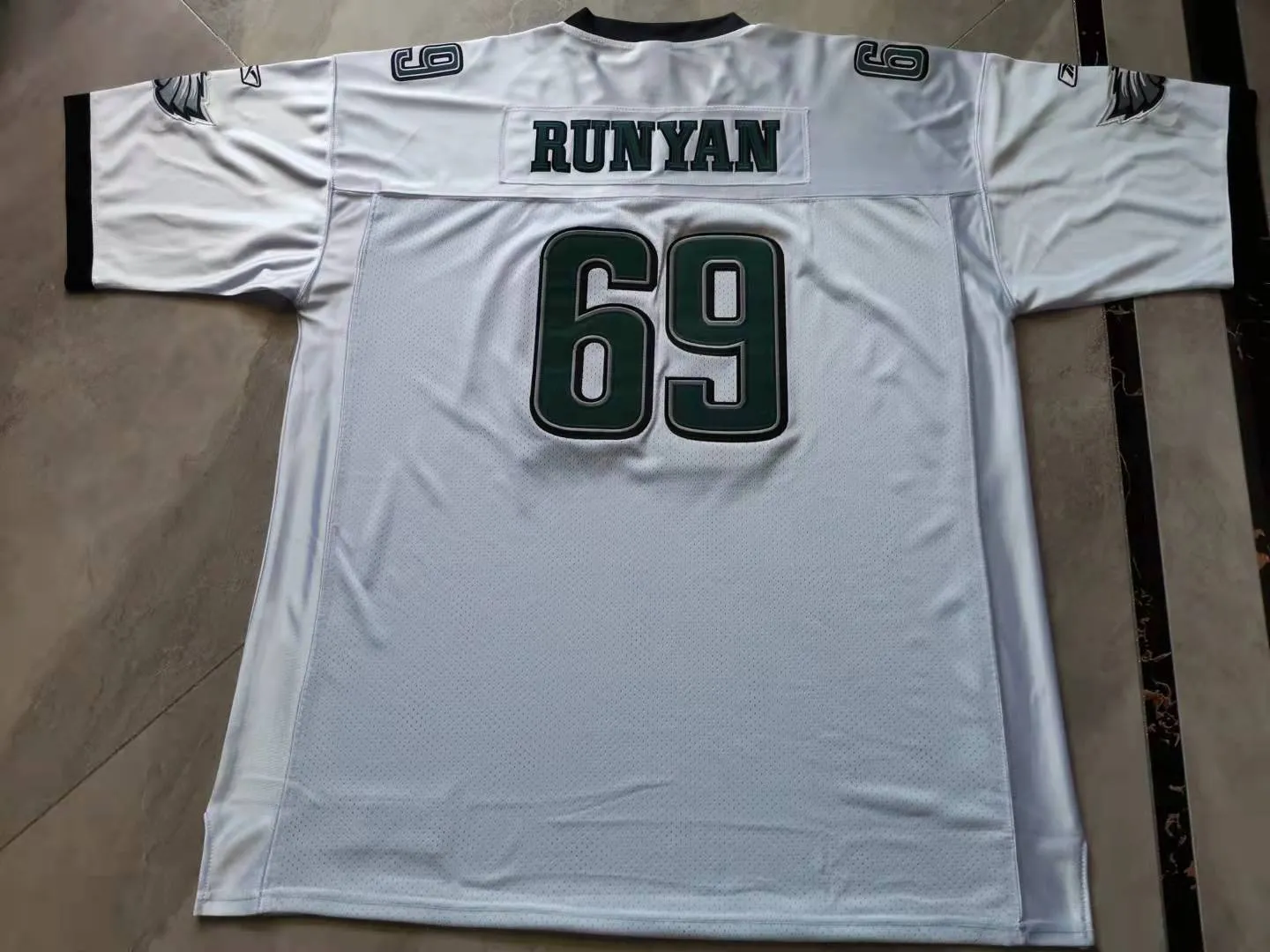 Men s Vintage Jon Runyan High School Football Jersey Customizable with Any Name or Number Sizes S 5XL