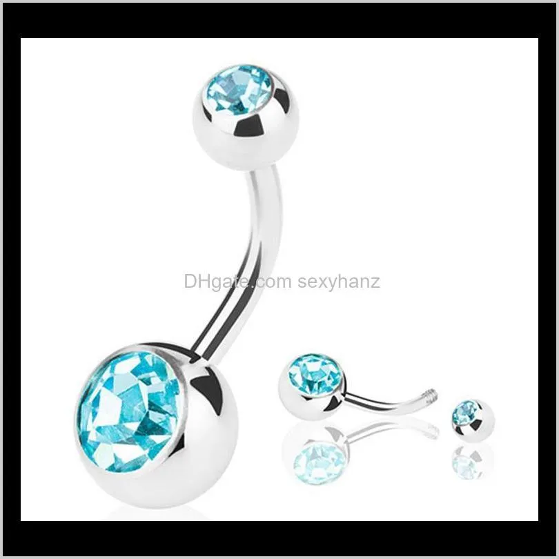 d0180 ( 9 colors ) mix colors belly ring style belly button ring navel rings body piercing jewelry dangle accessories fashion charm