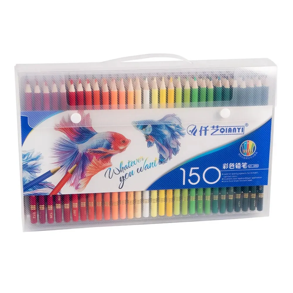 120/150/180 Färger Färg Ritning av blyertspenna Set Oljefärgad blymålning Konstpaket Stationer Studenter för målning Nybörjare