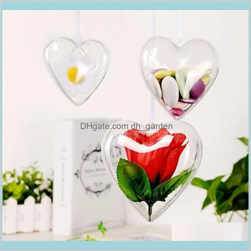 Christmas Decorations Openable Transparent Plastic Christmas