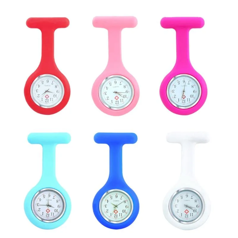 Minuteries 808A Montre avec pointeur lumineux et goupille/clip FOB Mouvement à quartz Bracelet en silicone