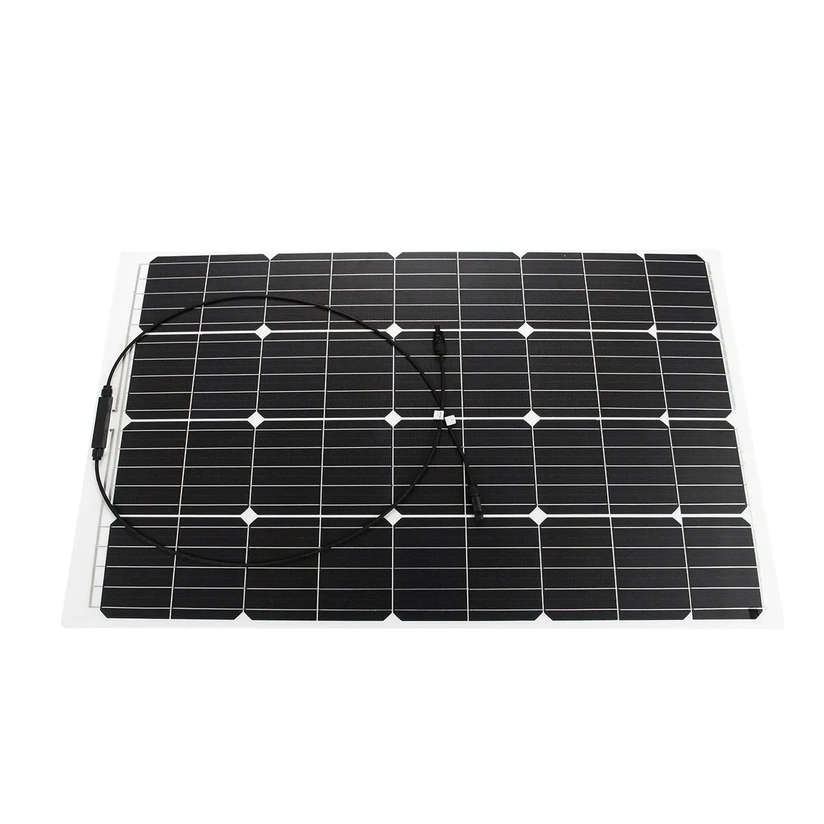 120W 18V Monocrystalline Silicon Semi-flexible Solar Panel Battery Charger with MC4Connector