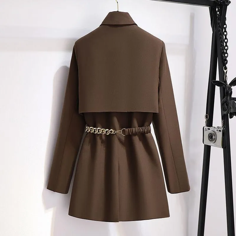 2021 Autumn Womens Loose Meat Suit New Look Jackets With Foreign Style Waist And Slim Fit From Hellogoodgirl 25.27 DHgate.Com