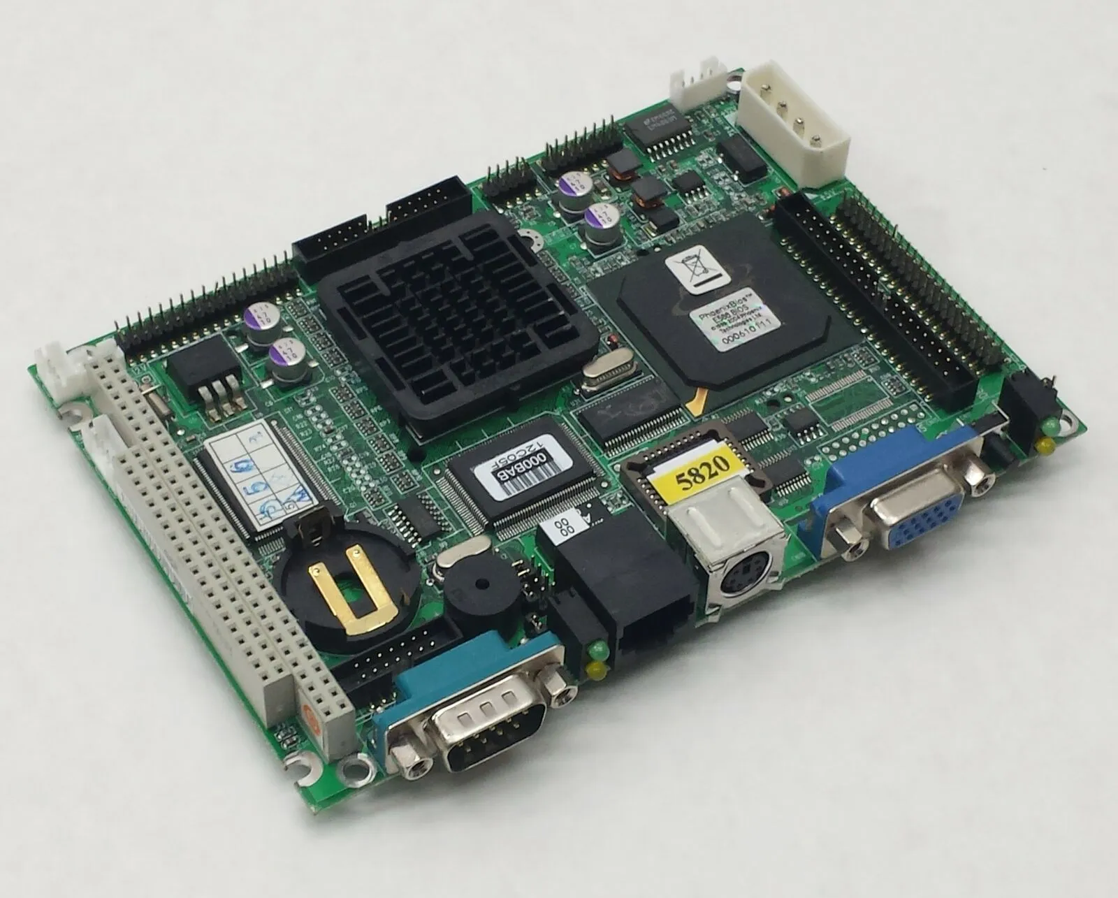 100% high quality test 3.5 inch embedded industrial computer motherboard PC104 PCM-5820 REV.B2 PCM-582